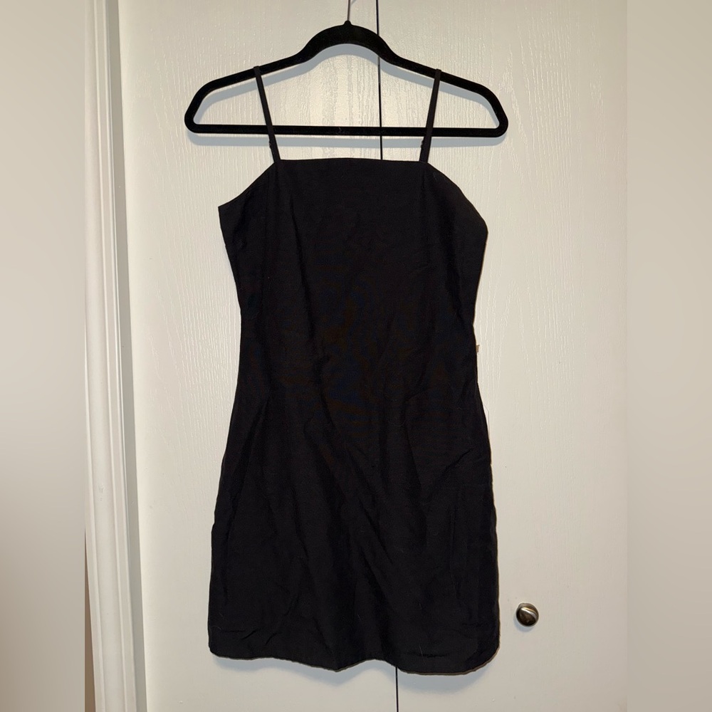 Midnight Sky Brand New Linen Blend Dress